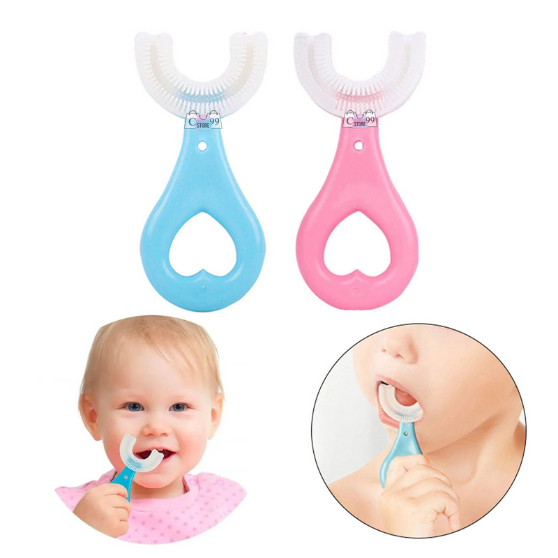 CEPILLOS DE DIENTES FORMA U PARA NIÑOS